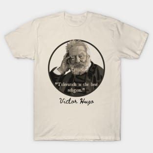 Victor Hugo Portrait and Quote T-Shirt